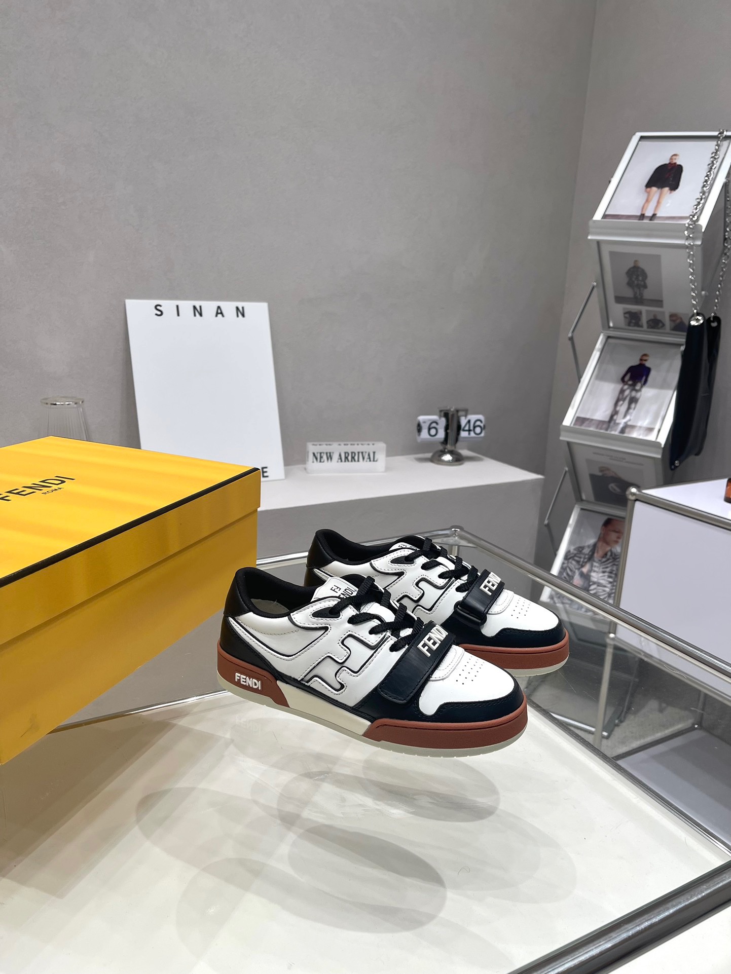 Fendi 2023 New Trainers for Couples - Image 4