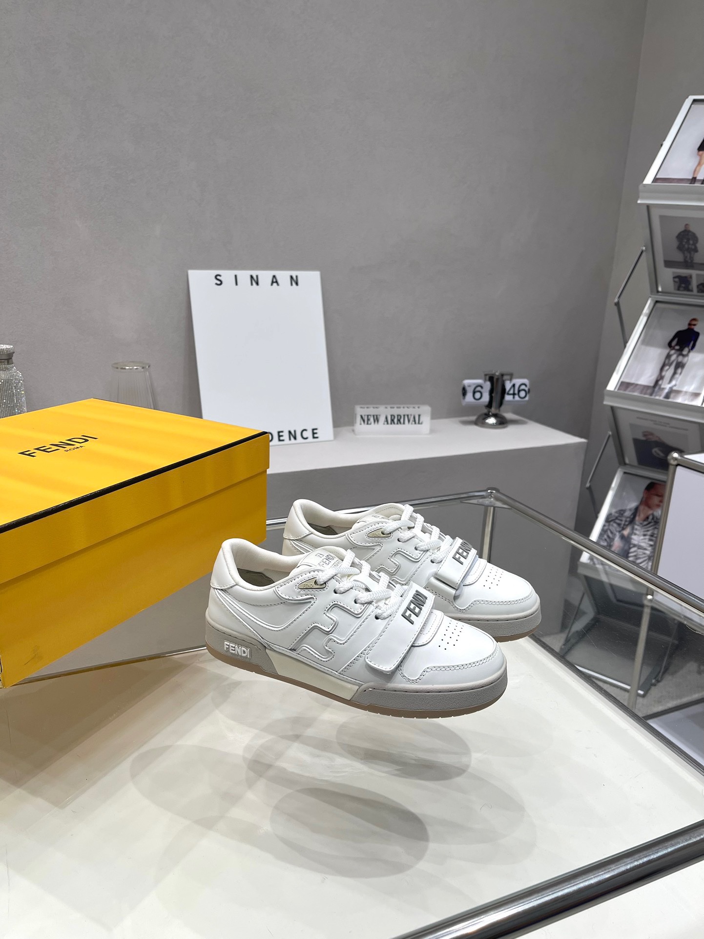 Fendi 2023 New Trainers for Couples - Image 4