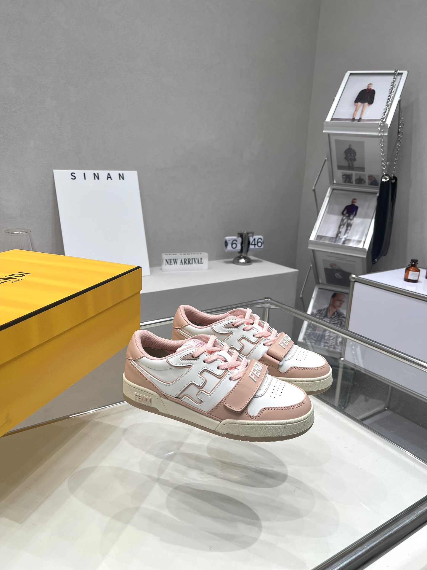 Fendi 2023 New Trainers for Couples - Image 4