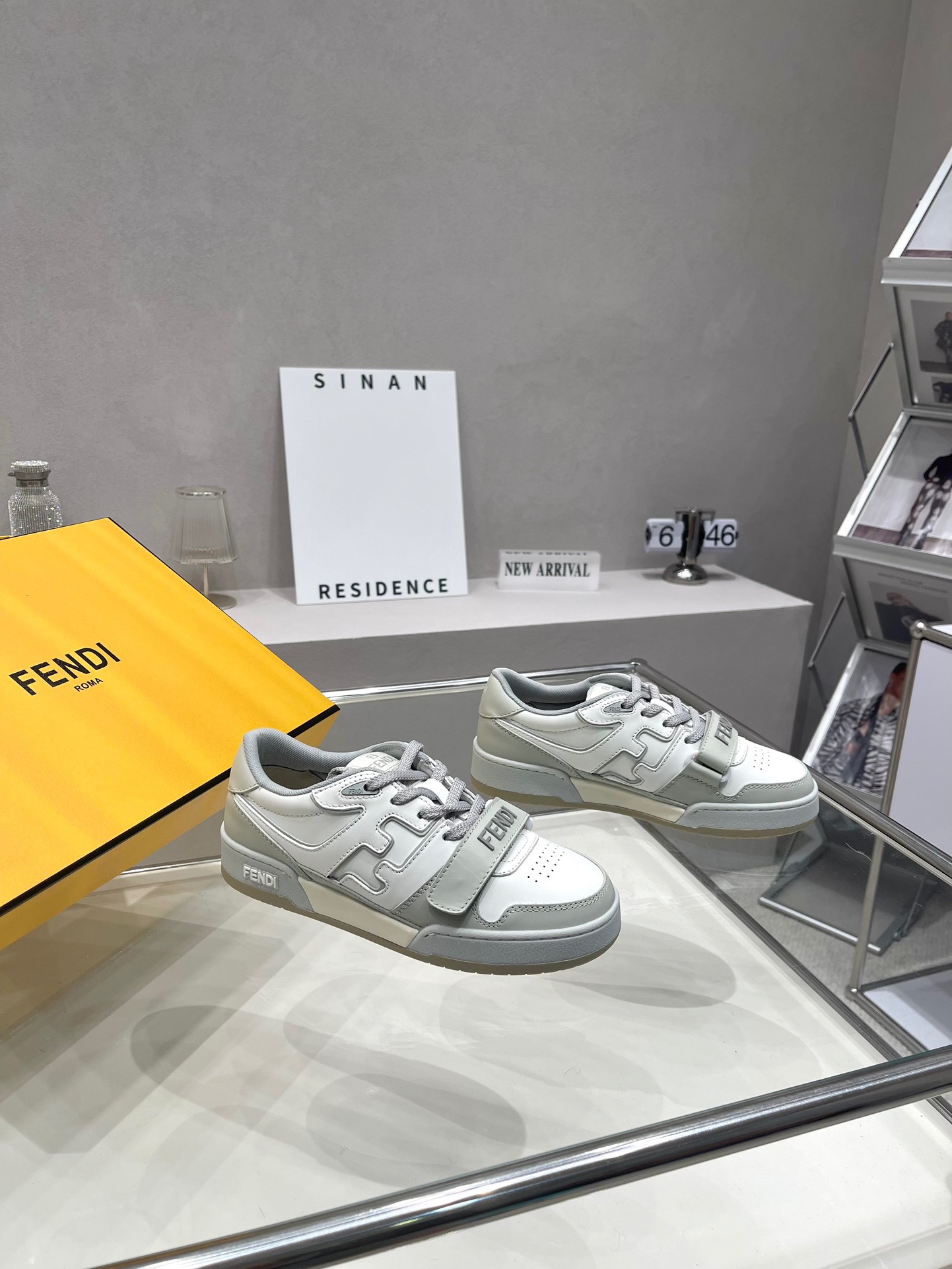 Fendi 2023 New Trainers for Couples - Image 4