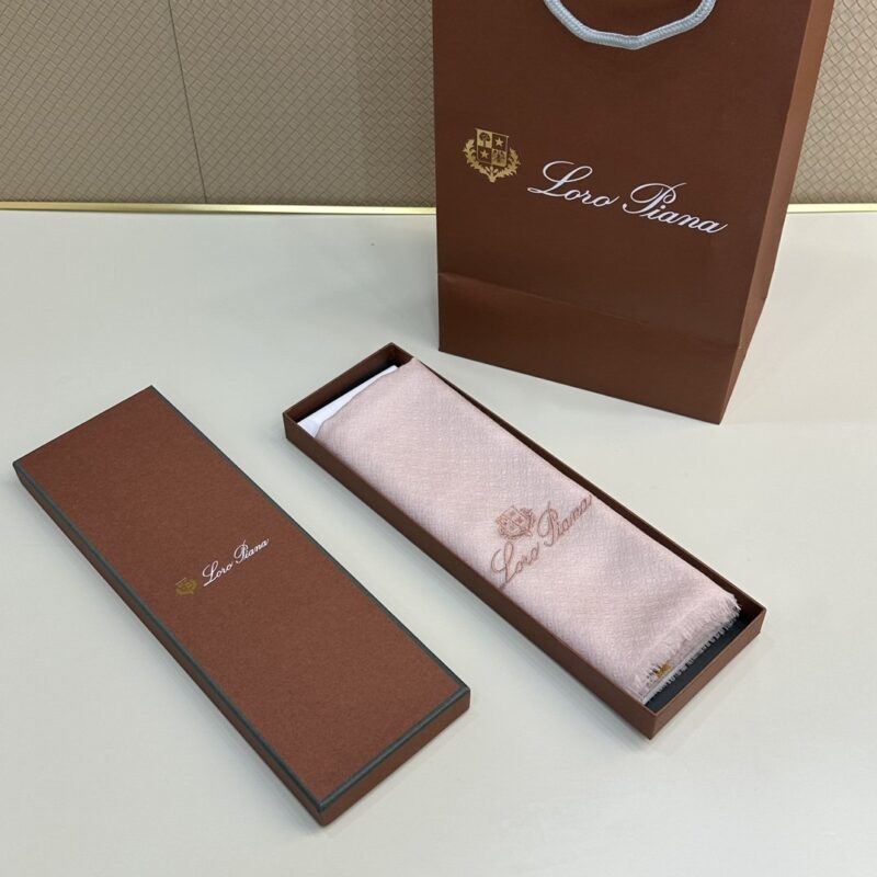 Loro Piana Pink Cashmere Scarf