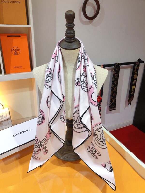 Chanel Silk Square Scarf