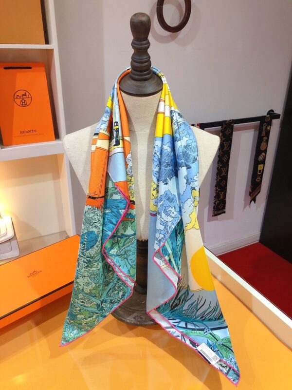 Hermes Silk Square Scarf