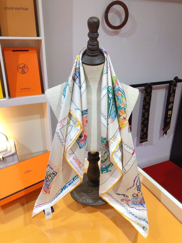 Hermes Silk Square Scarf