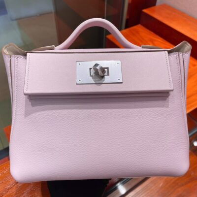 Hermes 2424 Evercolor Mauve Pale