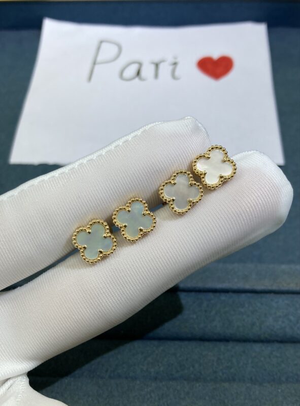 VCA Alhambra Sweet Mother of Pearl Earrings