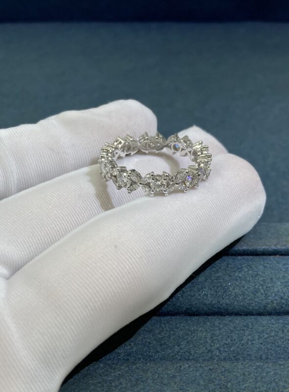 Marquise Diamond Ring, White Gold