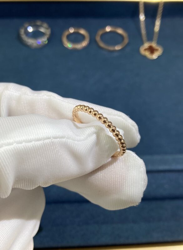 Bead Ring, Rose Gold