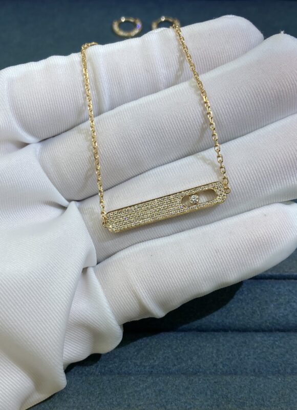 Full Diamond Messica Bracelet, Yellow Gold