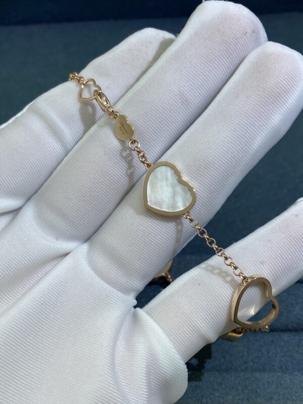 Heart Bracelet, Rose Gold