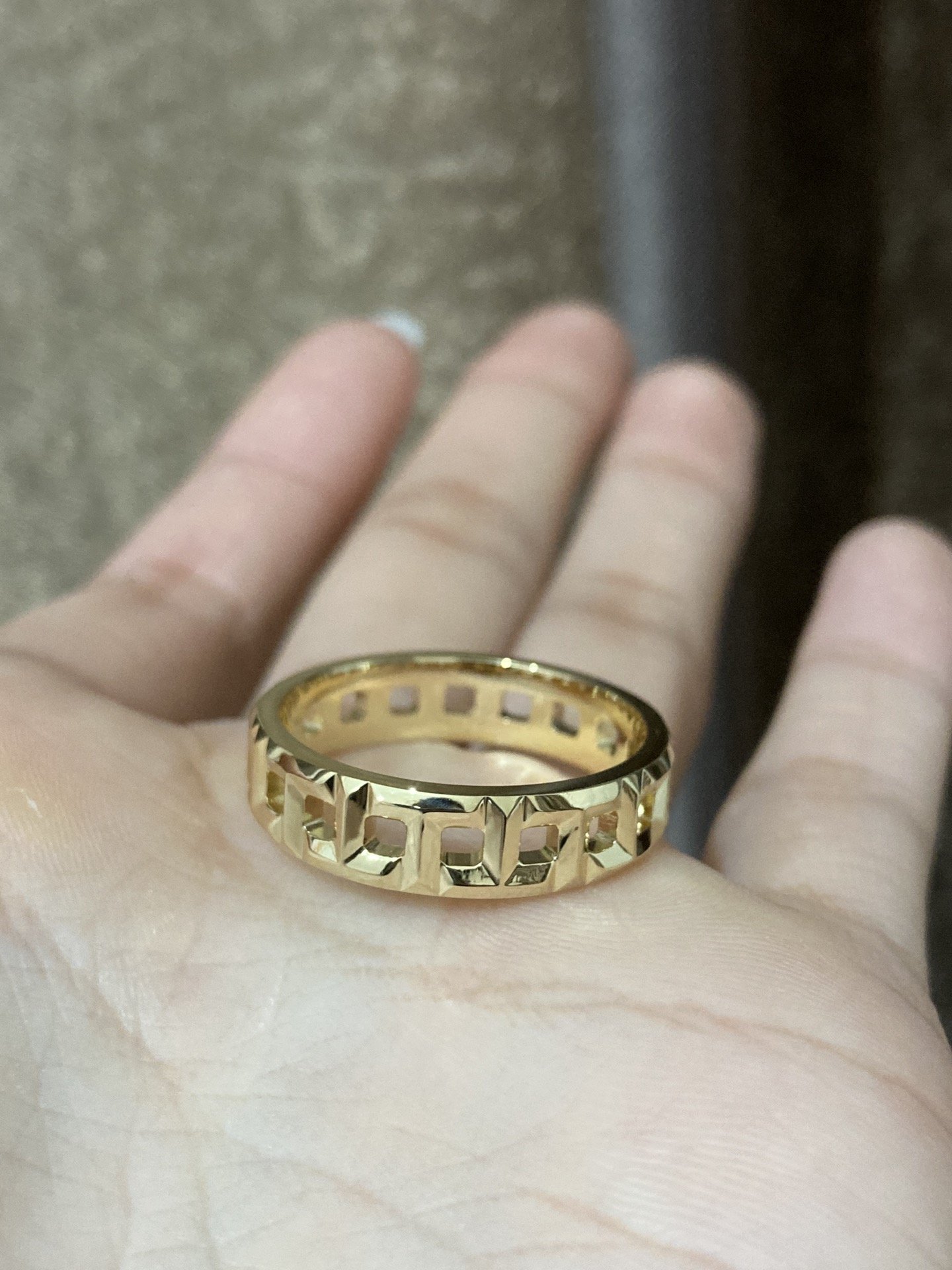 50058-1.jpg Tiffany's Ring, yellow gold - Image 1