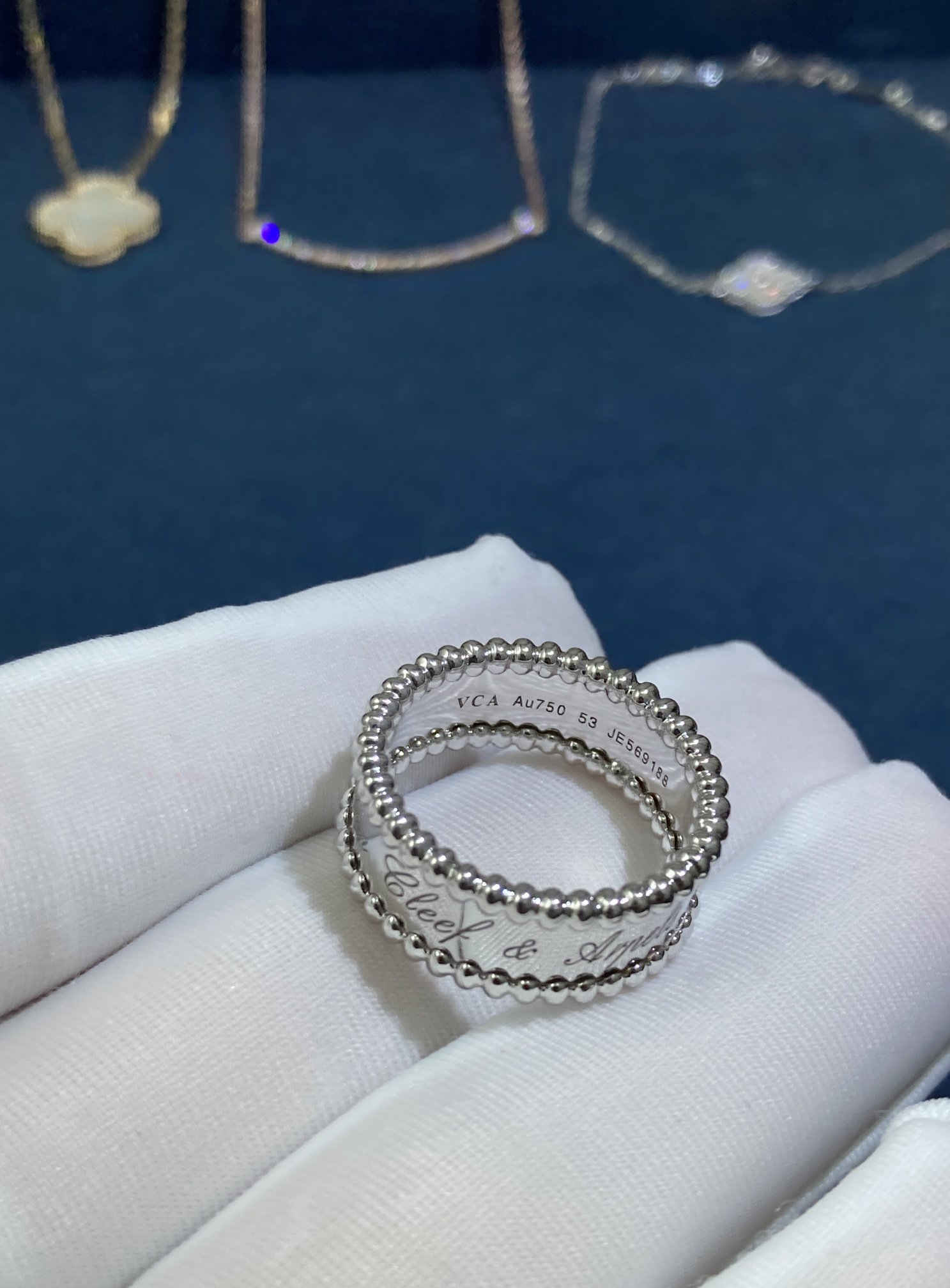 50229.jpg Signature Ring, White Gold - Image 1