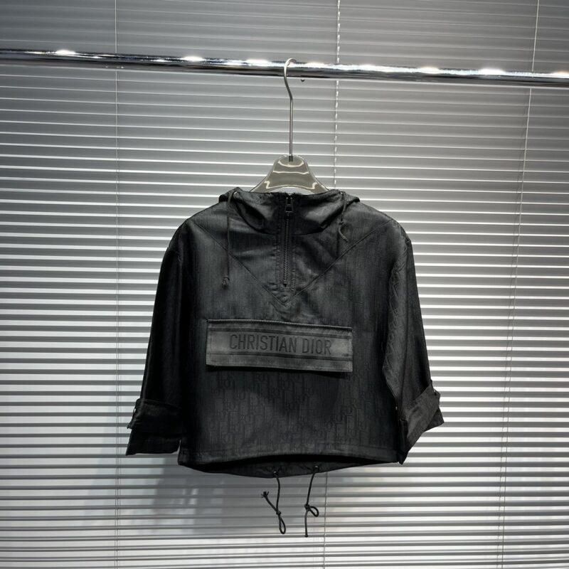 Dior Kid’s Black Hooded Sweater