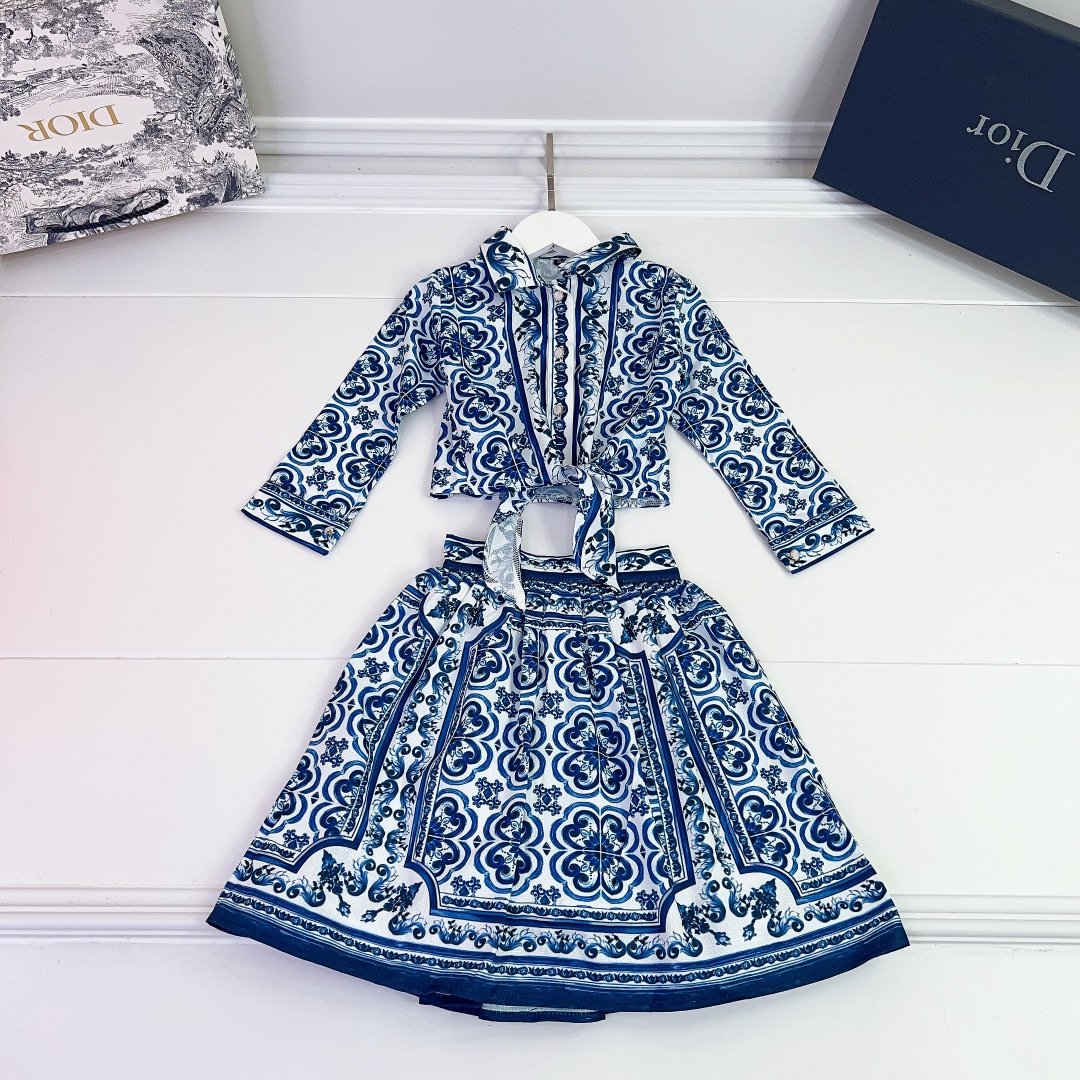 54457.jpg Dolce & Gabbana Long-sleeved Shirt & Skirt - Image 1