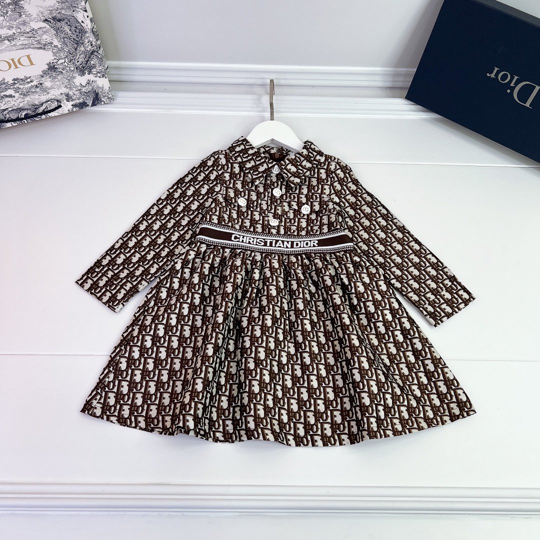 54475-1.jpg Dior Kid's DD Motif Dress - Image 1