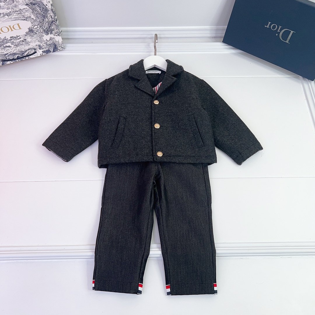 54493.jpg Thom Brown Kid's Jacket & Trousers Set - Image 1