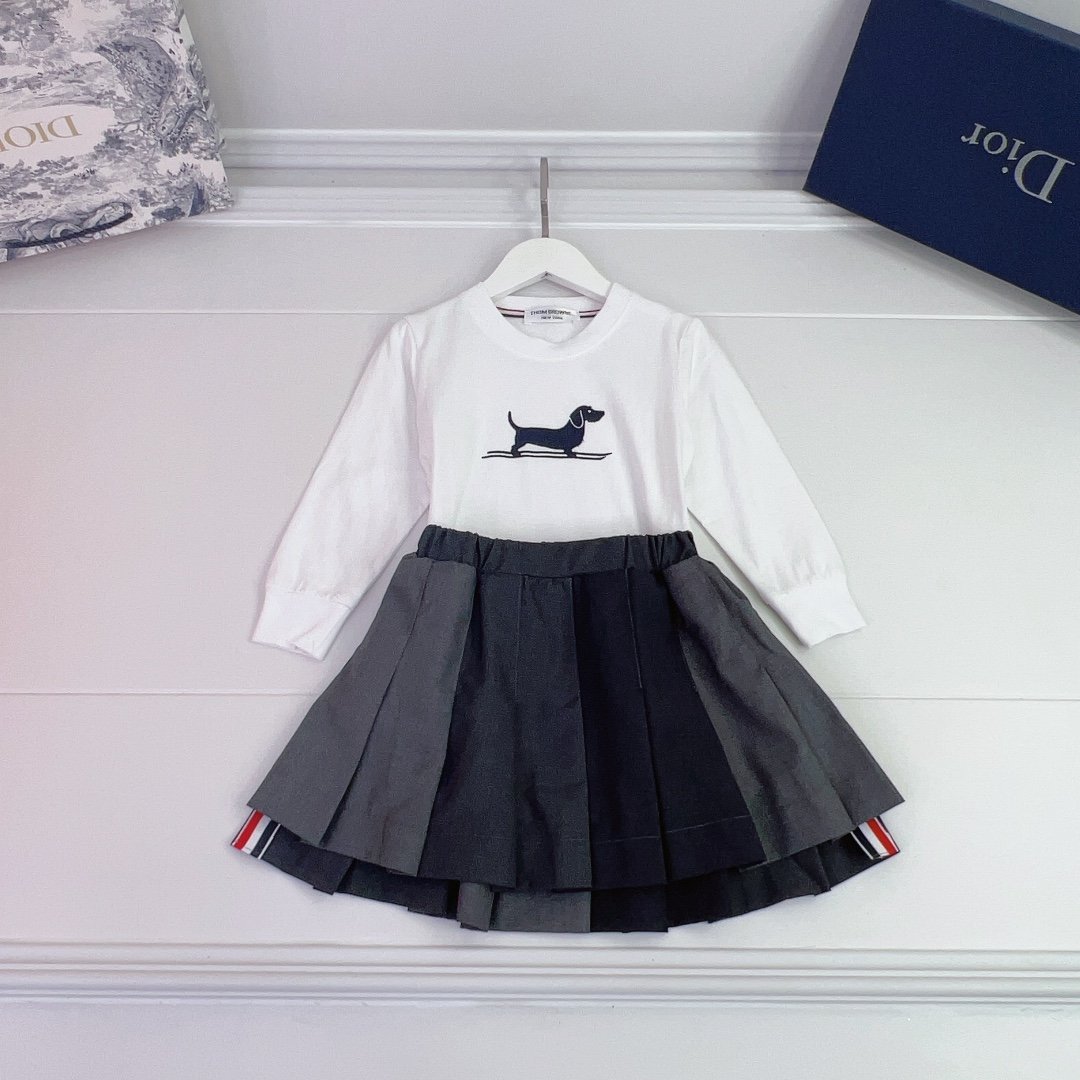 54511.jpg Thom Brown Kid's Sweater & Skirt - Image 1