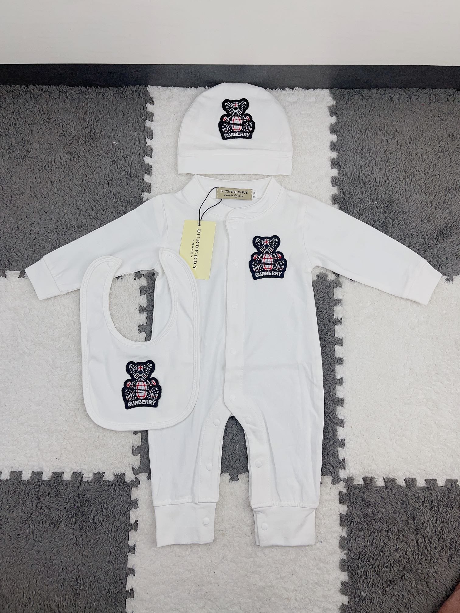 54656.jpg Burberry Baby Romper Suit - Image 1