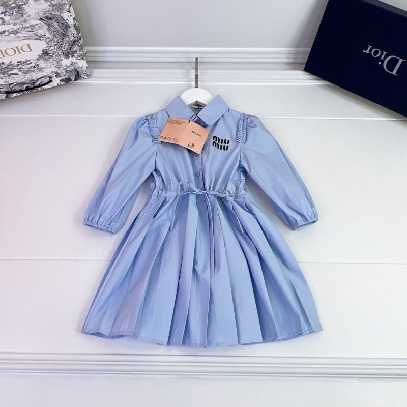 Miu Miu Kid’s Blue Shirt Dress
