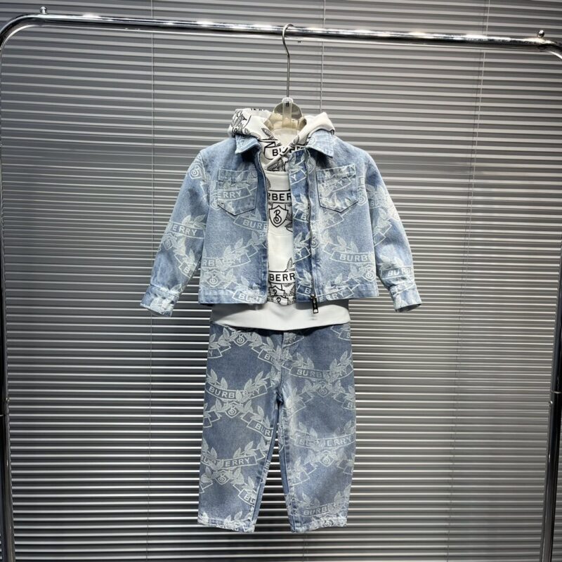 Burberry Kids Denim Jacket  & Trousers