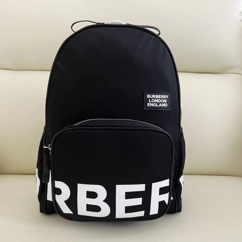 Burberry Kids Black Backpack