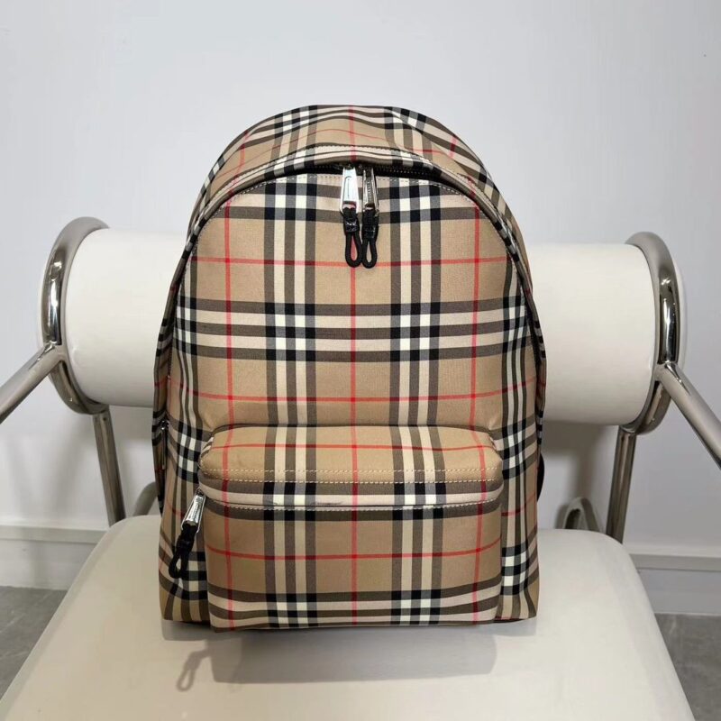 Burberry Kids Vintage Check Nylon Backpack