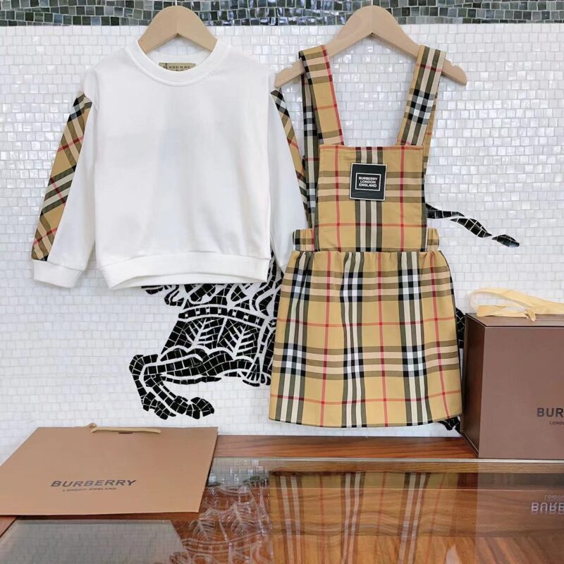Burberry Kids Long-sleeved T-shirt & Sundress