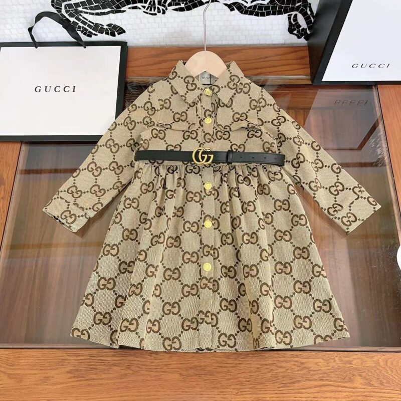 Gucci Kids Beige Dress