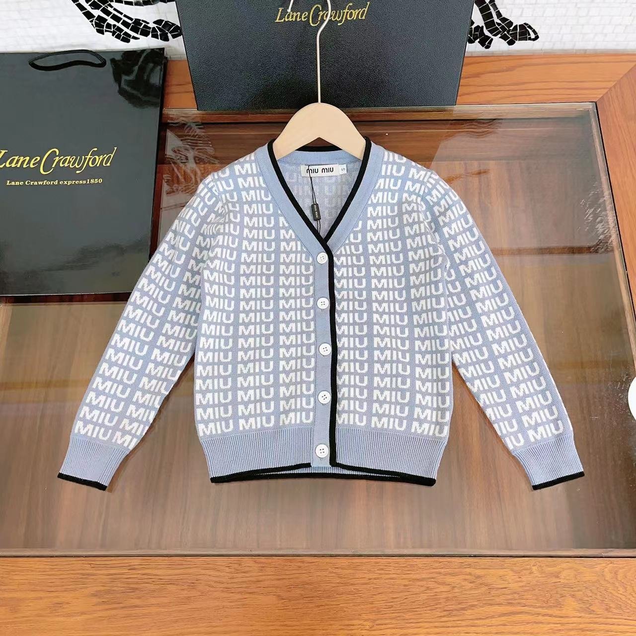 56445.jpg Miu Miu Kids Sweater Cardigan - Image 1