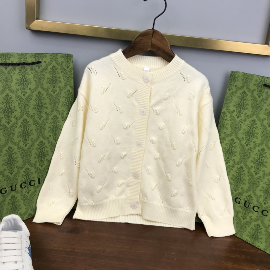 57092.jpg Gucci Kids Knitted Cardigan - Image 1