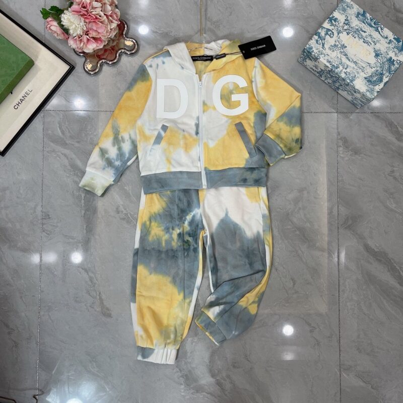 Dolce & Gabbana Kids Hooded Sweater & Trousers