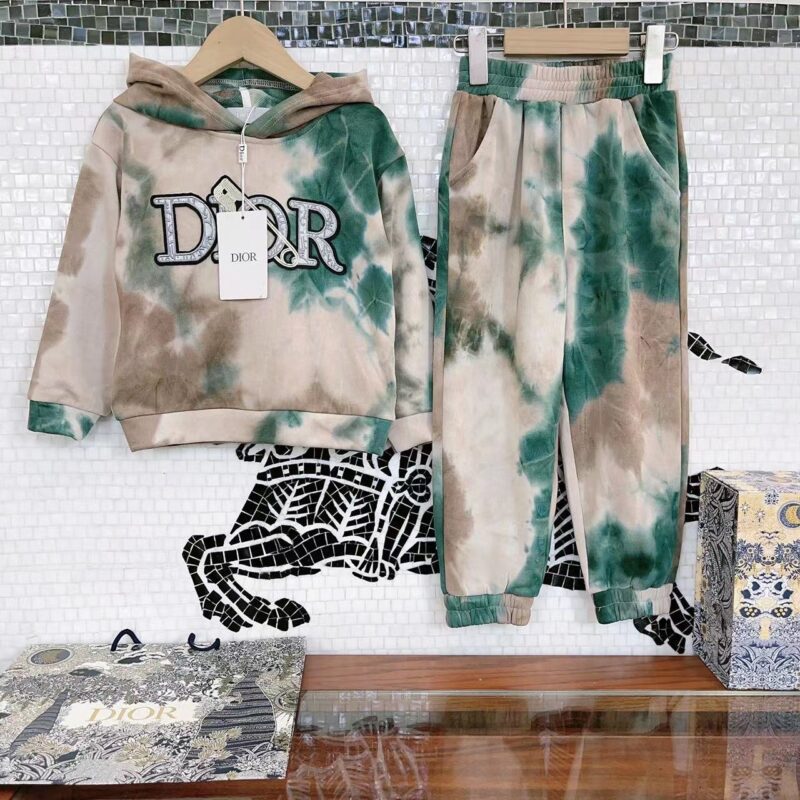 Dior Kids Hooded Sweater & Trousers