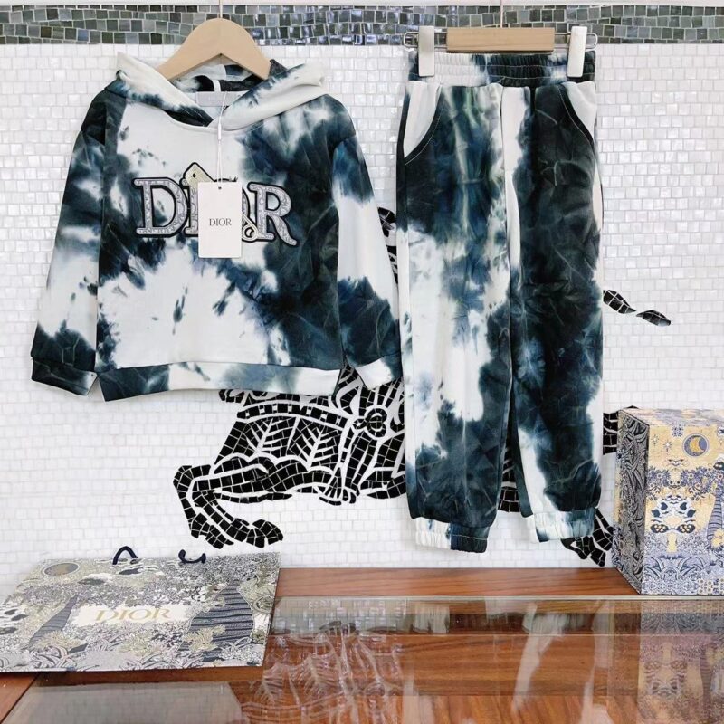 Dior Kids Hooded Sweater Trousers