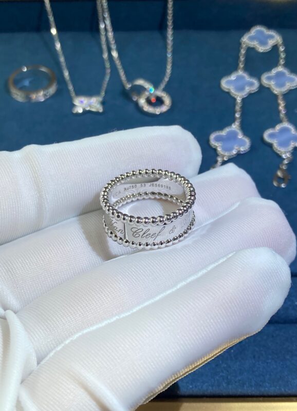 Signature Ring, White Gold