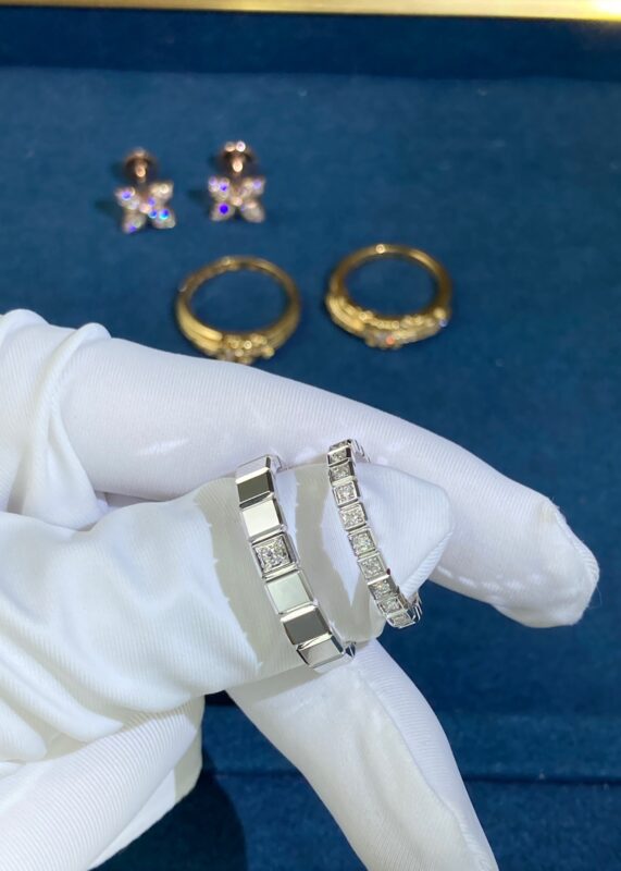 Chopard ring, white gold