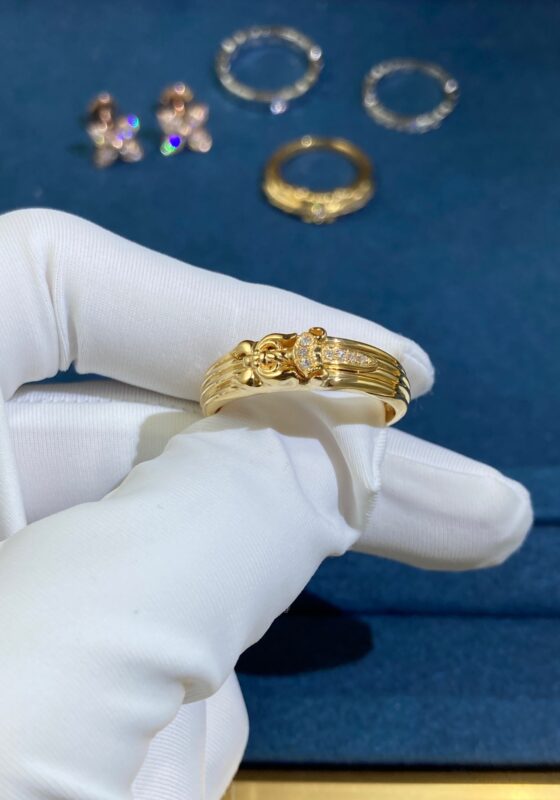 Crowe Heart Ring, 22K