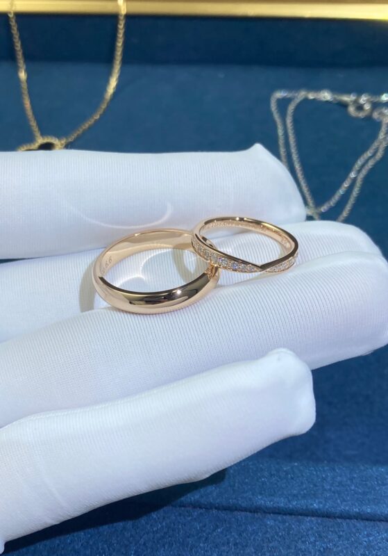 Pair Rings, Rose Gold