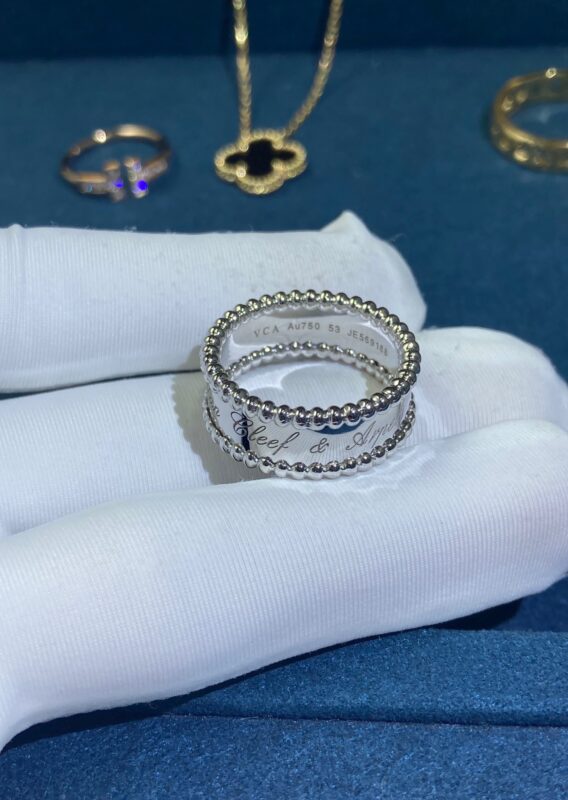 Signature Ring, White Gold