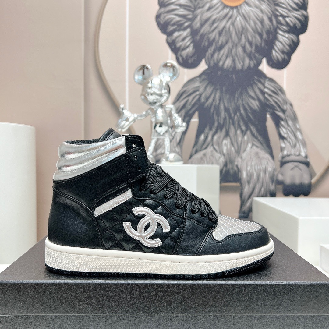 img_2165 Chanel 2023 New High Top Trainers for Couples - Image 1