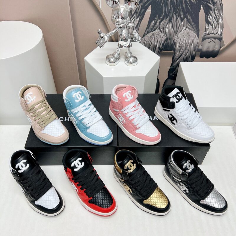 Chanel 2023 New High Top Trainers Collection