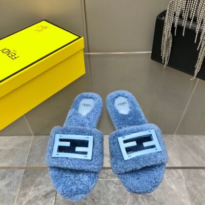 Fendi 2023 New Wool Sandals