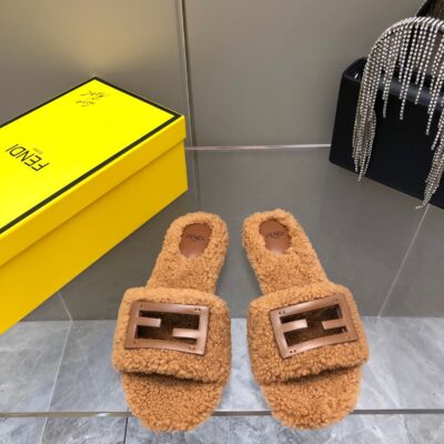 Fendi 2023 New Wool Sandals