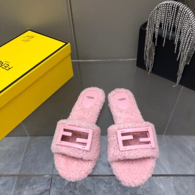 Fendi 2023 New Wool Sandals