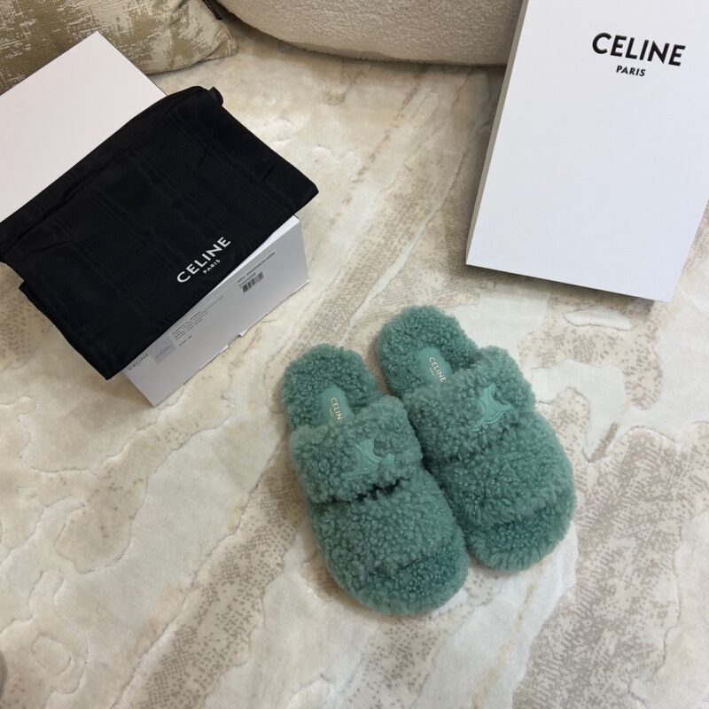 Céline 2023 New Wool Slippers