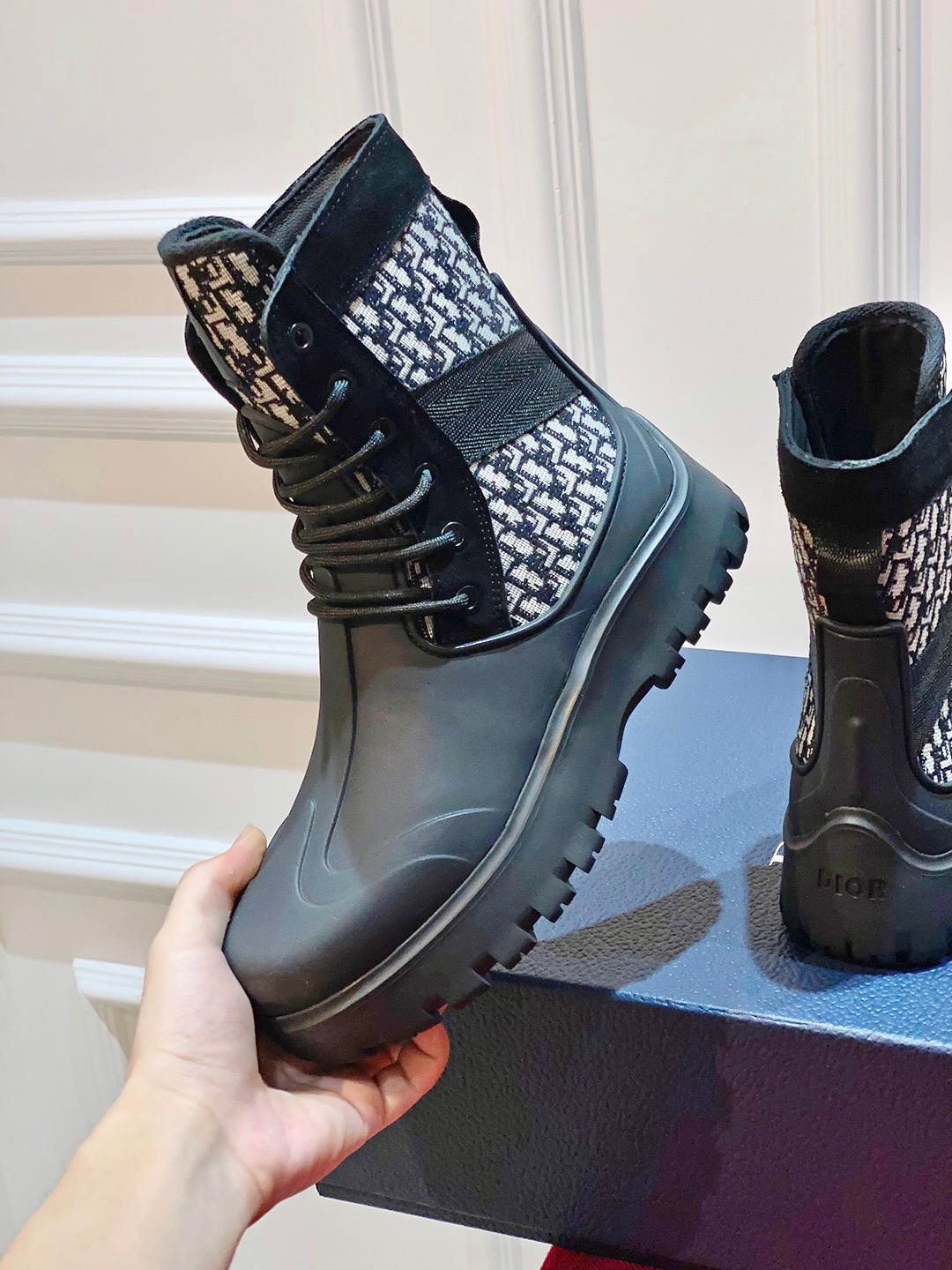 Dior New Garden Ankle Boots - Image 8