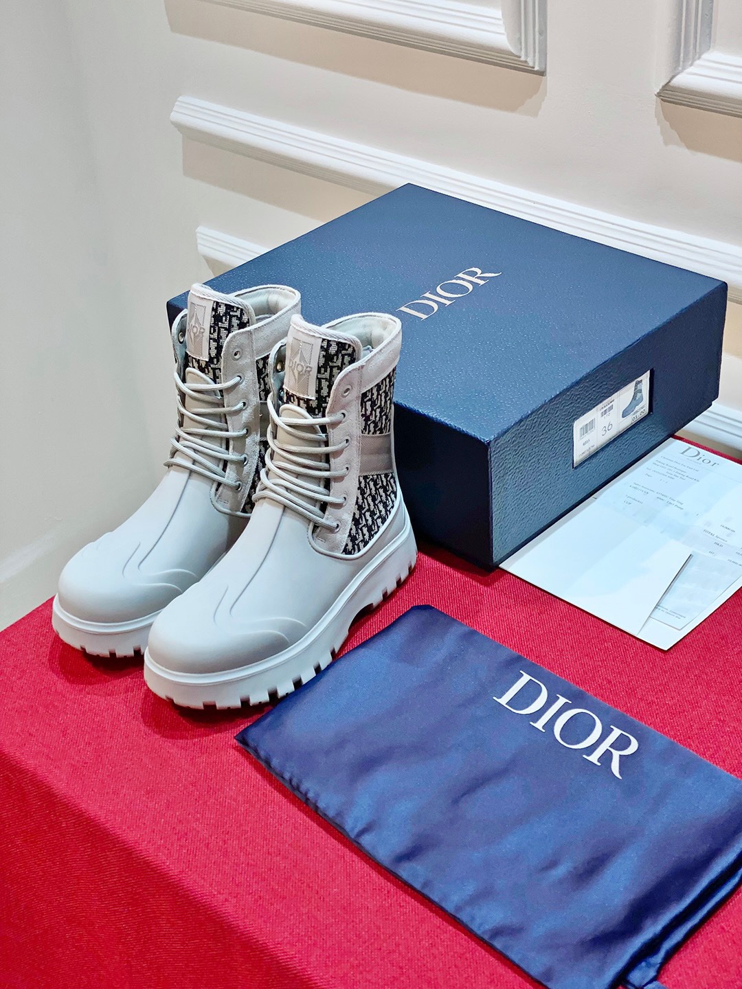 Dior New Garden Ankle Boots - Image 3
