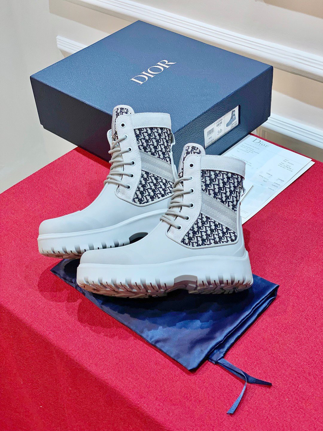 Dior New Garden Ankle Boots - Image 4