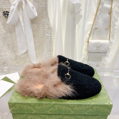 Gucci 2023 New Fur Mules