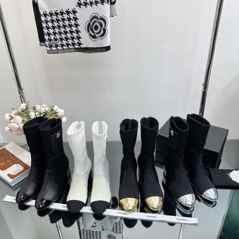 Chanel 2023 New Elastic Boots Collection
