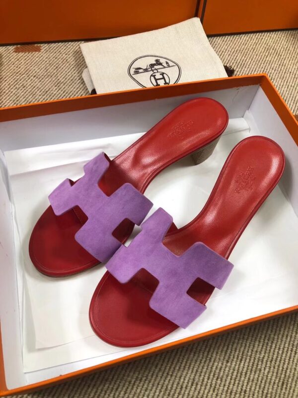 Hermes Oasis Sandals in Suede (Fully Handmade)